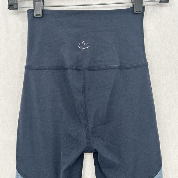Beyond Yoga Legging Womens Small Blue High Waist Colorblock Training Workout - Picture 6 of 14
